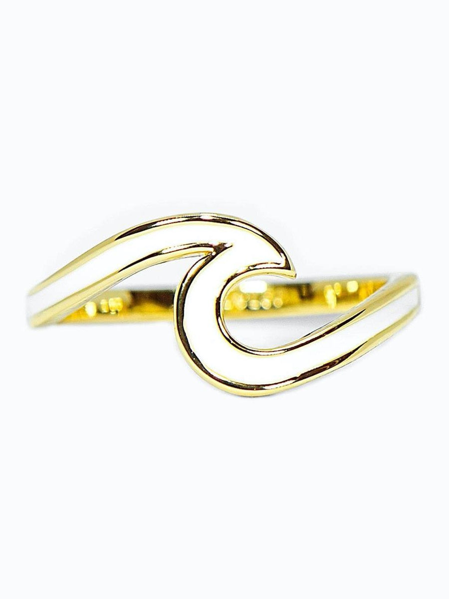 White gold wave ring new arrivals